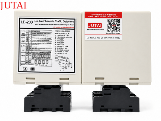 購入 Dual Channel Vehicle Loop Detector with 20–2000 μH Loop Inductance and Adjustable Frequency オンライン製造